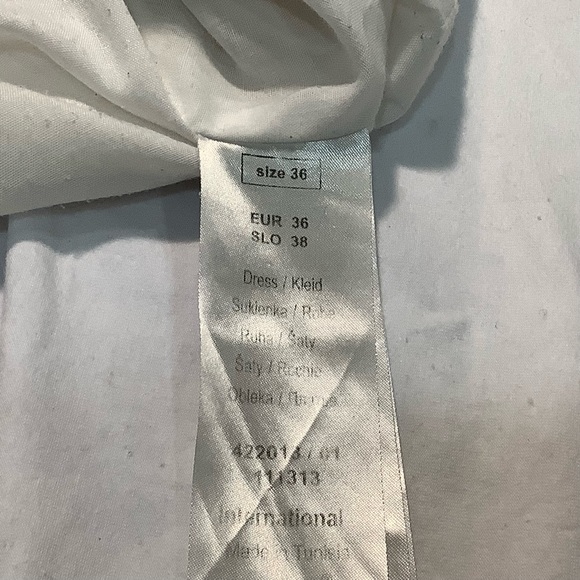 Beautiful Orsay floral line party cotton blend tea dress size EUR 36/SLO 38 - Picture 8 of 8